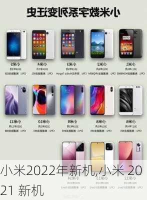 小米2022年新机,小米 2021 新机