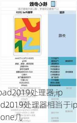 ipad2019处理器,ipad2019处理器相当于iphone几