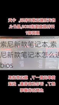 索尼新款笔记本,索尼新款笔记本怎么进bios